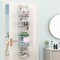5-Shelf Over-the-Door Hanging Pantry Organizer - Ultra Sturdy with Clear Plastic Pockets, 25lb Capacity, Ideal for Closet, Bedroom, Nursery, Bathroom, and Sundries